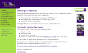 Workingforfamilies.govt.nz thumbnail