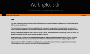 Workinghours.ch thumbnail