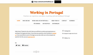 Workinginportugal.wordpress.com thumbnail