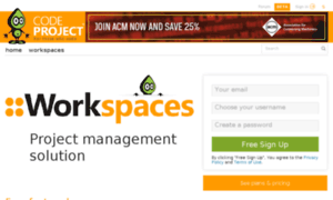 Workspaces.codeproject.com thumbnail