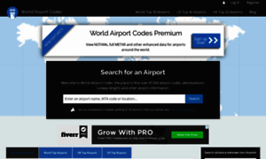 World-airport-codes.com thumbnail