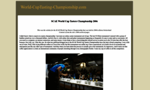 World-cuptasting-championship.com thumbnail