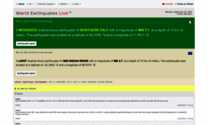 World-earthquakes.com thumbnail