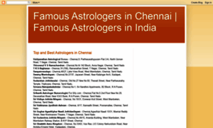 World-famous-astrologers-tamilnadu.blogspot.com thumbnail