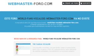 World-fans-vocaloid.webmaster-foro.com thumbnail
