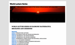 World-lecture-series.org thumbnail
