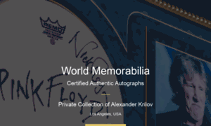World-memorabilia.com thumbnail
