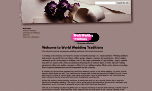 World-wedding-traditions.net thumbnail