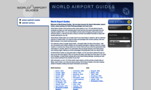 Worldairportguides.com thumbnail