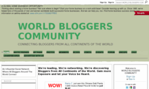 Worldbloggerscommunity.ning.com thumbnail