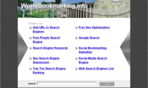 Worldbookmarking.info thumbnail