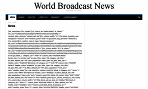 Worldbroadcastnews.com thumbnail