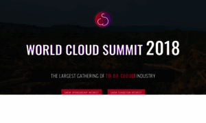 Worldcloudsummit.com thumbnail