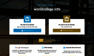 Worldcollege.info thumbnail