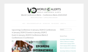 Worldconferencealerts.wordpress.com thumbnail