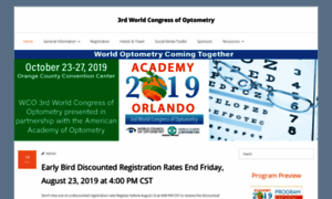 Worldcongressofoptometry.org thumbnail