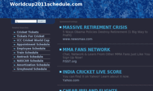 Worldcup2011schedule.com thumbnail