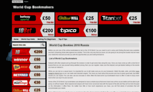 Worldcupbookmakers.org thumbnail