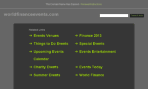 Worldfinanceevents.com thumbnail