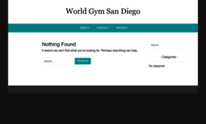 Worldgymsandiego.com thumbnail