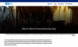 Worldhumanitarianday.org thumbnail