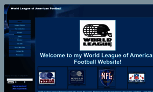 Worldleagueofamericanfootball.com thumbnail