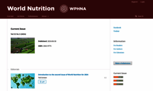 Worldnutritionjournal.org thumbnail