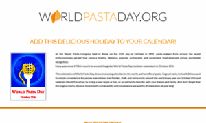 Worldpastaday.org thumbnail