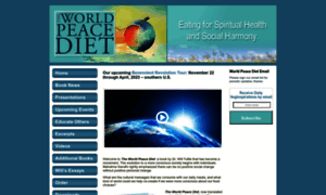 Worldpeacediet.com thumbnail