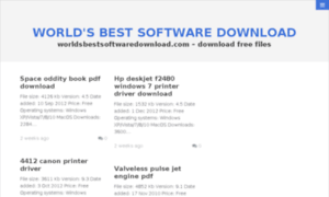 Worldsbestsoftwaredownload.com thumbnail