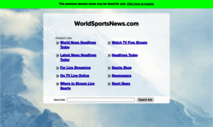 Worldsportsnews.com thumbnail