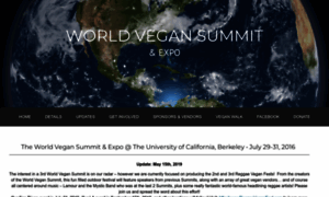 Worldvegansummit.com thumbnail