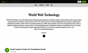Worldwebtechnology.podbean.com thumbnail