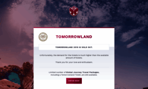 Worldwide-ticketsale.tomorrowland.com thumbnail