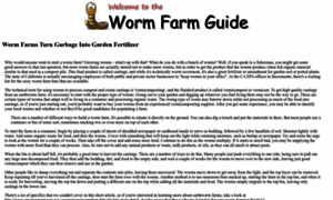 Wormfarmguide.com thumbnail