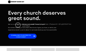 Worshipsoundguy.com thumbnail