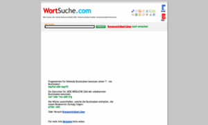 Wortsuche.com thumbnail