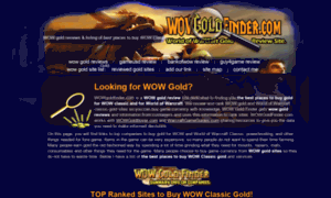 Wowgoldfinder.com thumbnail