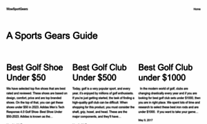 Wowsportgears.com thumbnail