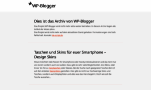 Wp-blogger.de thumbnail