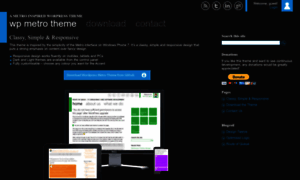 Wp-metro-theme.com thumbnail
