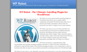 Wp-robot.review-discount-coupon.com thumbnail