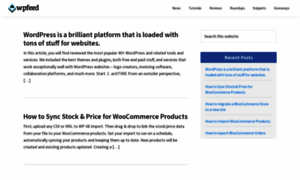 Wpfeed.com thumbnail