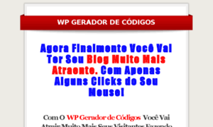 Wpgeradordecodigos.com thumbnail