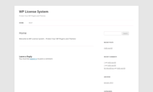 Wplicensesystem.com thumbnail