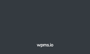 Wpms.io thumbnail