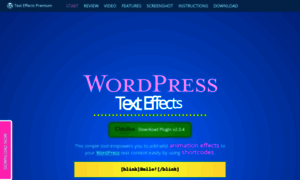 Wptexteffects.com thumbnail