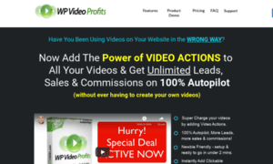 Wpvideoprofits.com thumbnail