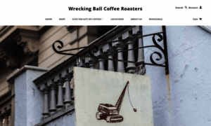 Wreckingballcoffee.com thumbnail