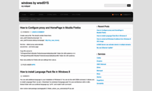 Wredsys.wordpress.com thumbnail